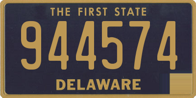 DE license plate 944574