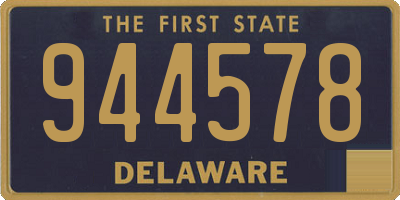 DE license plate 944578