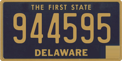 DE license plate 944595