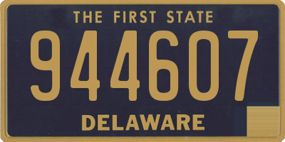 DE license plate 944607