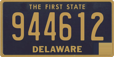 DE license plate 944612