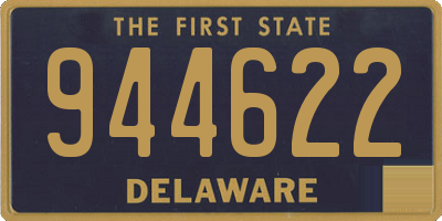 DE license plate 944622