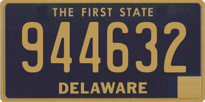 DE license plate 944632