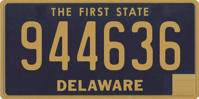 DE license plate 944636