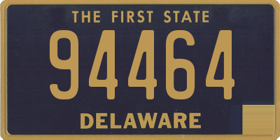 DE license plate 94464