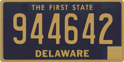 DE license plate 944642