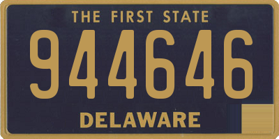 DE license plate 944646