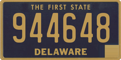 DE license plate 944648