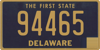 DE license plate 94465