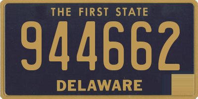 DE license plate 944662
