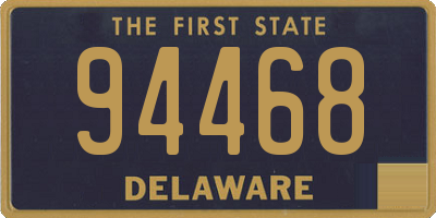 DE license plate 94468
