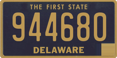 DE license plate 944680