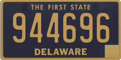 DE license plate 944696