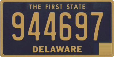 DE license plate 944697