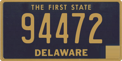 DE license plate 94472