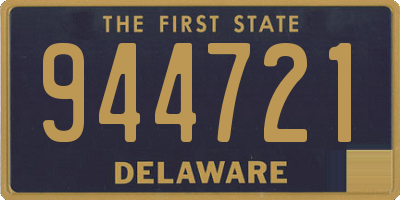 DE license plate 944721