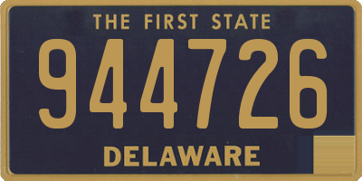 DE license plate 944726