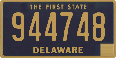 DE license plate 944748