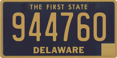 DE license plate 944760