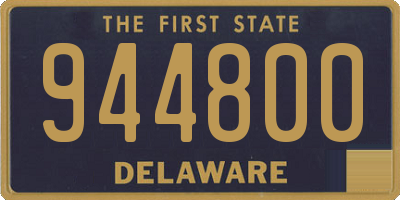 DE license plate 944800