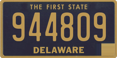 DE license plate 944809