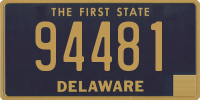 DE license plate 94481