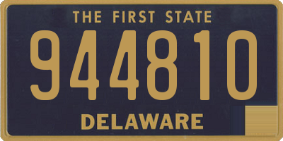 DE license plate 944810