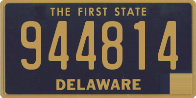 DE license plate 944814