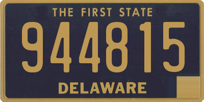 DE license plate 944815