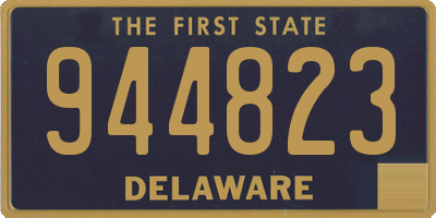 DE license plate 944823