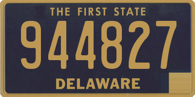 DE license plate 944827