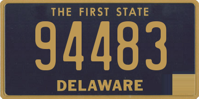 DE license plate 94483