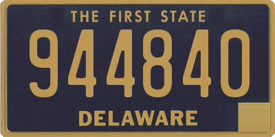 DE license plate 944840