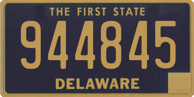 DE license plate 944845