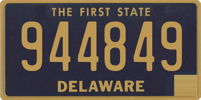 DE license plate 944849