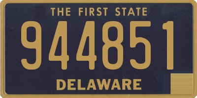 DE license plate 944851