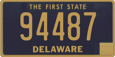 DE license plate 94487