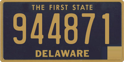 DE license plate 944871