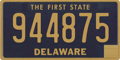DE license plate 944875