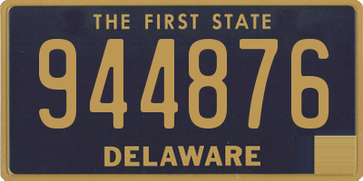 DE license plate 944876