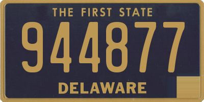 DE license plate 944877