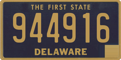 DE license plate 944916
