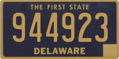 DE license plate 944923