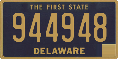 DE license plate 944948