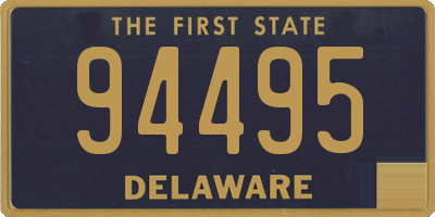 DE license plate 94495