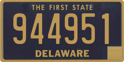 DE license plate 944951