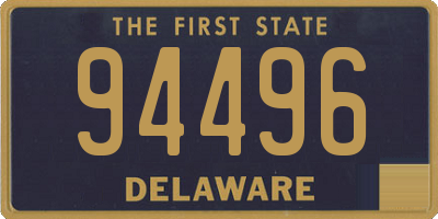 DE license plate 94496