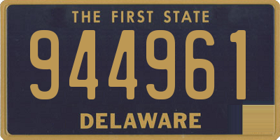 DE license plate 944961