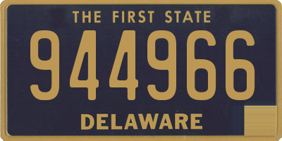DE license plate 944966