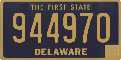 DE license plate 944970